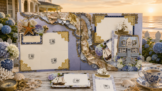 Summer House Escape Scrapbook & Card Workshop Featuring the TWO Anna Griffin® Summer House & Madison Collections