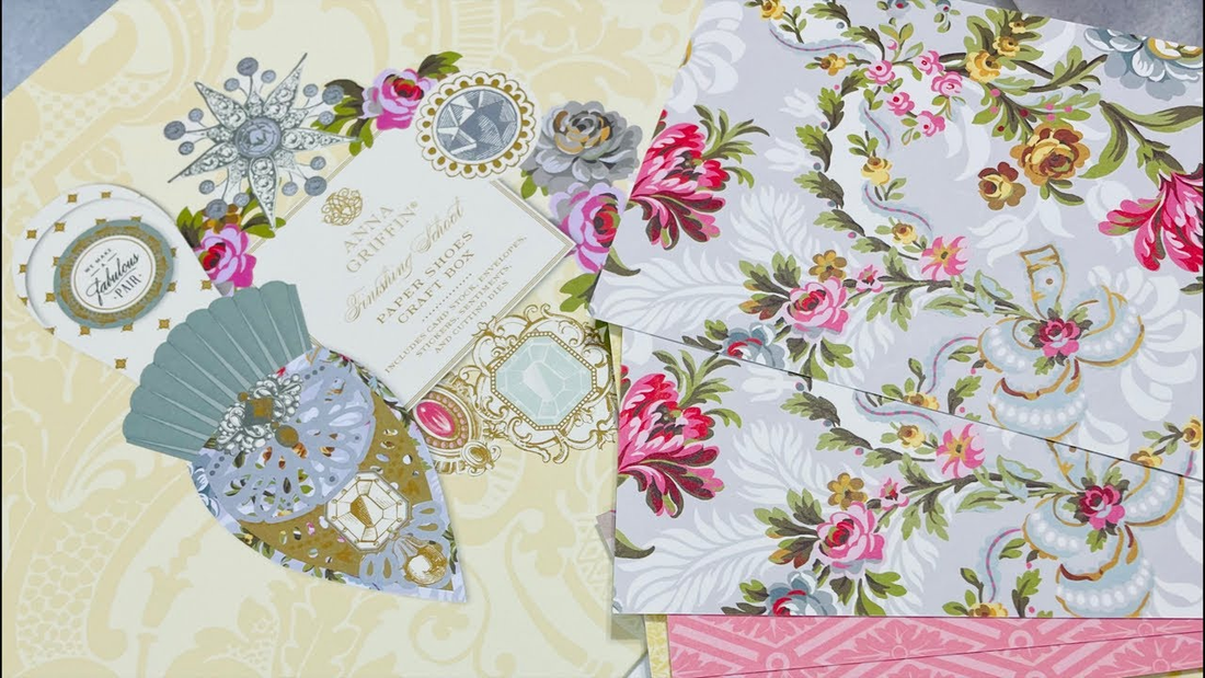 Unboxing Anna Griffin Paper Shoes with the Phoebe Collection