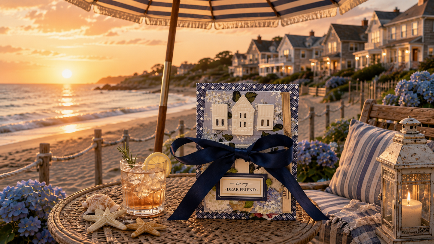 Summer House Escape Scrapbook & Card Workshop Featuring the TWO Anna Griffin® Summer House & Madison Collections