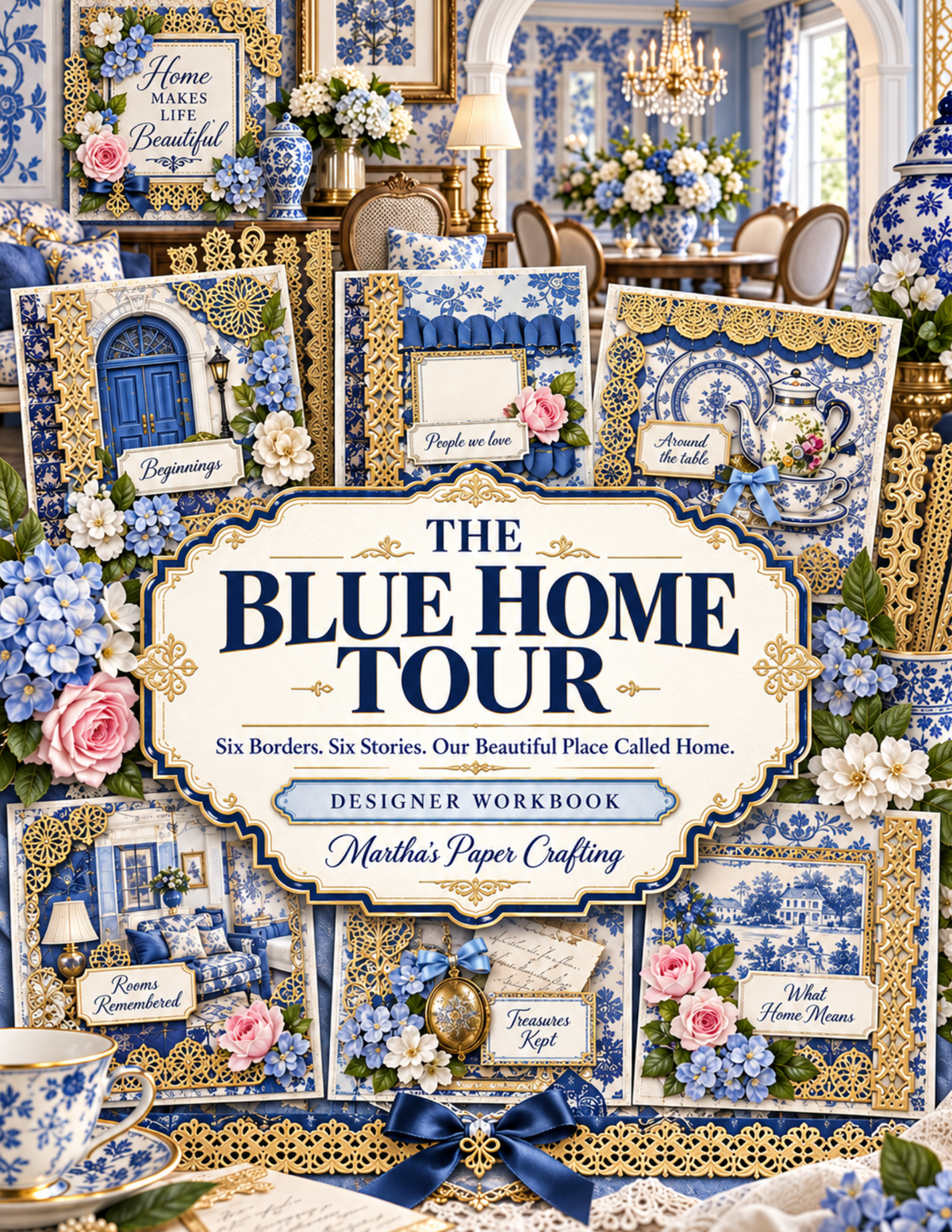 The Blue HOME Tour Scrapbook and Card Class