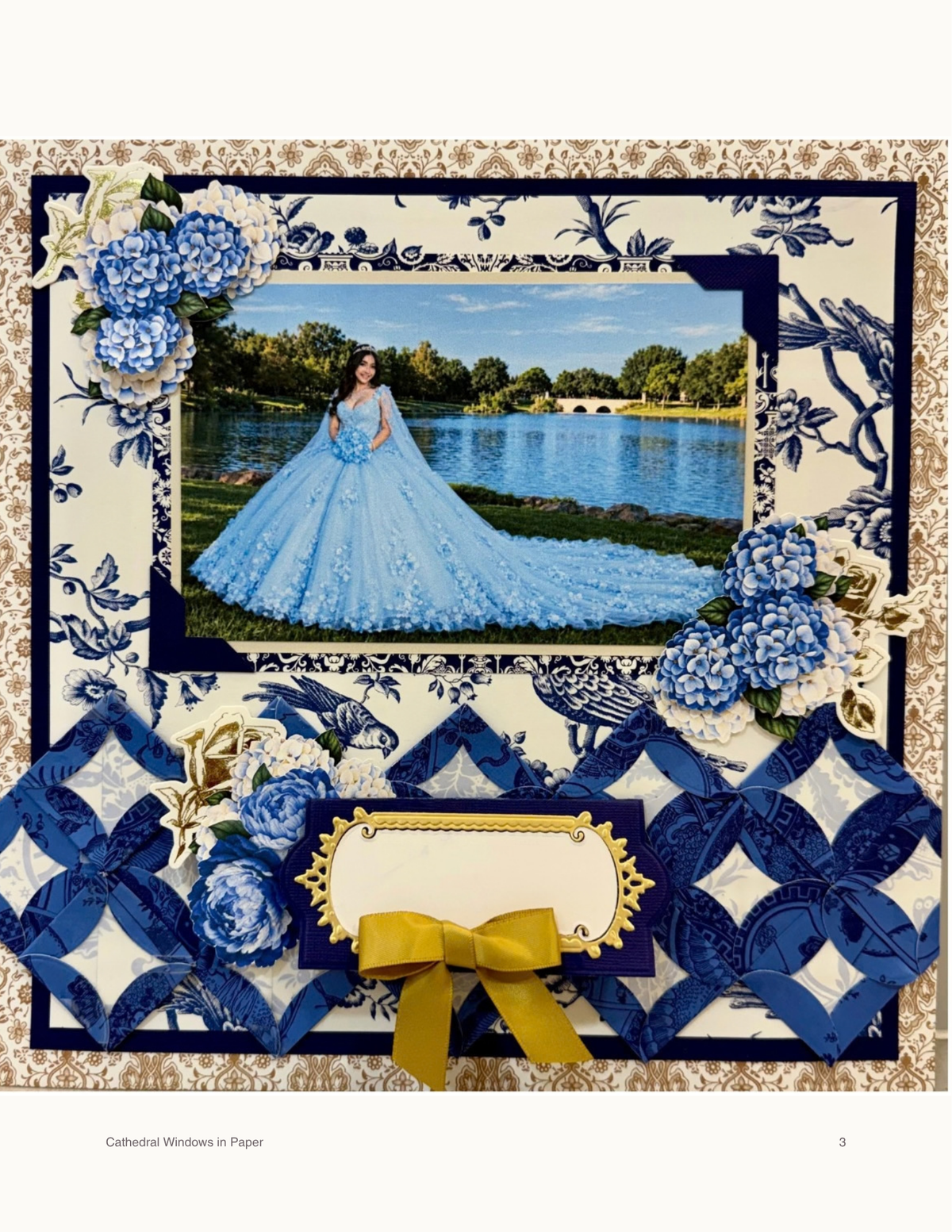Cathedral Window Scrapbook Workbook and Video Class