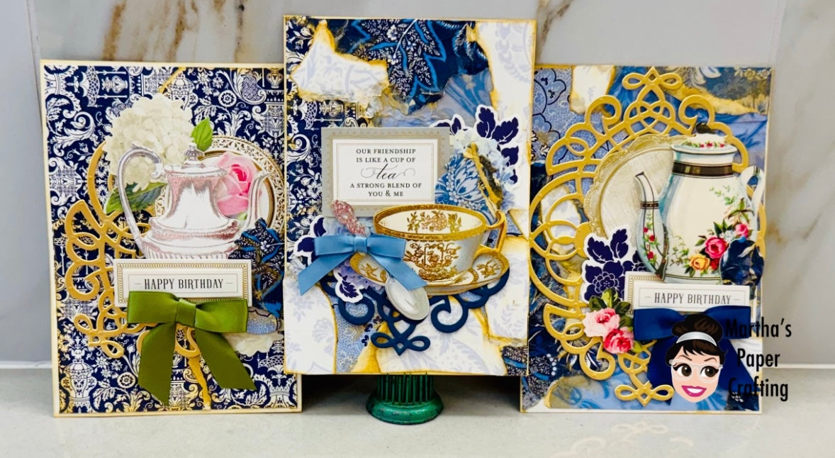 Canton Bleu Encore: Kintsugi, Trellis & Beautiful Borders — 47-Page Creative Companion Workbook