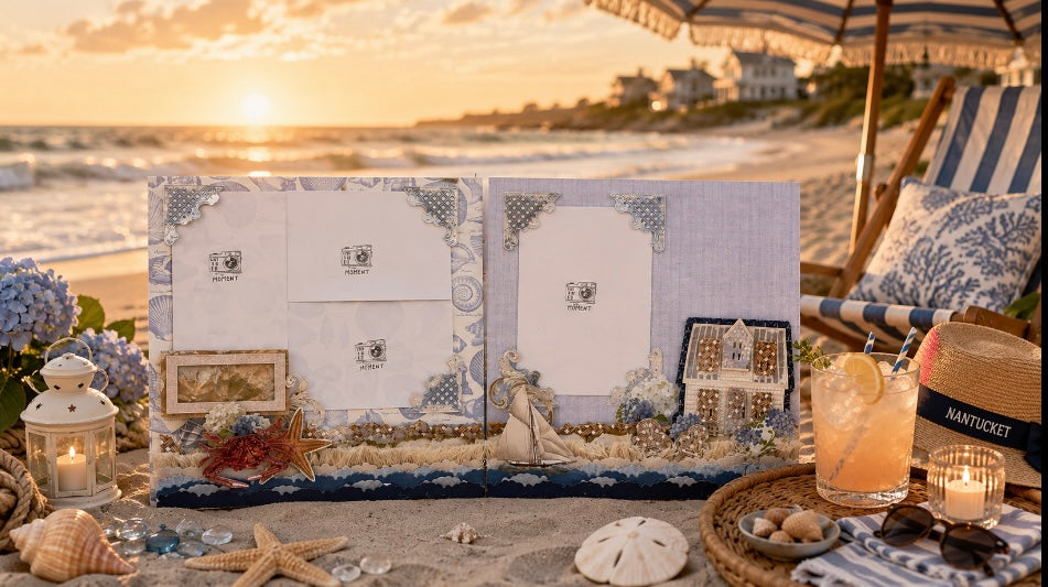 Summer House Escape Scrapbook & Card Workshop Featuring the TWO Anna Griffin® Summer House & Madison Collections